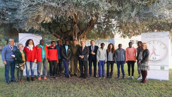 Recibimiento en la Diputación de Sevilla a atletas del Cross de Itálica Recibimiento en la Diputación de Sevilla a atletas del Cross de Itálica