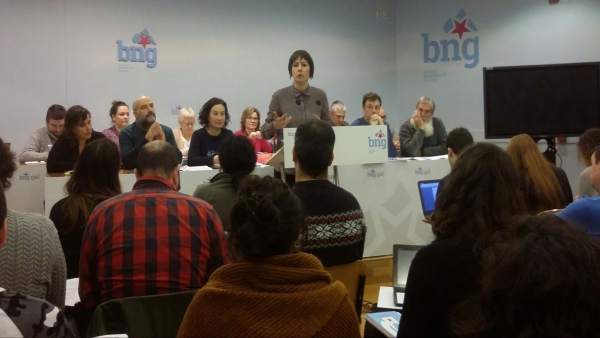 Ana Pontón en el Consello del BNG Ana Pontón en el Consello del BNG