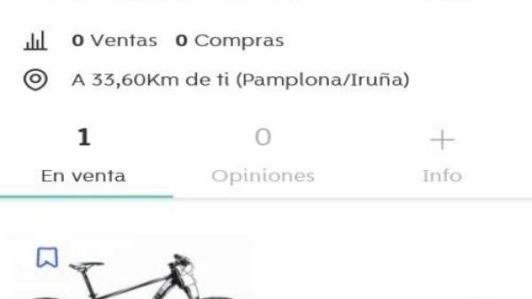Anuncio de la bicicleta robada Anuncio de la bicicleta robada