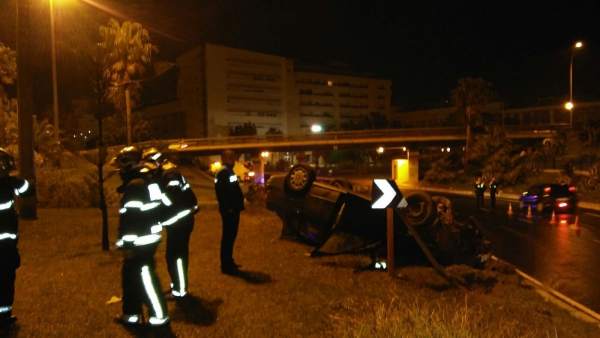 Accidente de tráfico en Cádiz Accidente de tráfico en Cádiz