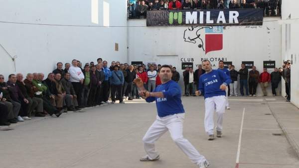 Imagen de una partida de pilota valenciana Imagen de una partida de pilota valenciana