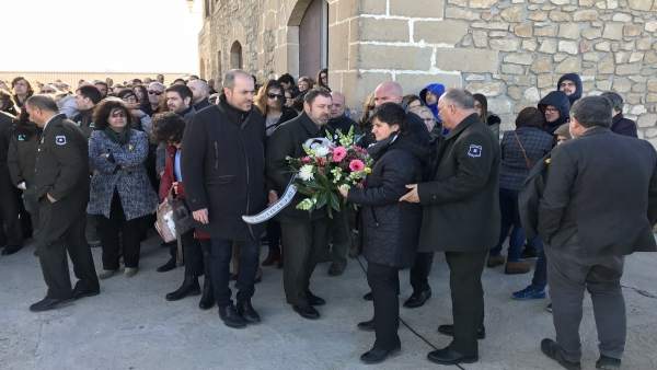 Acto de conmemoración del primer aniversario de la muerte de dos agentes rurales Acto de conmemoración del primer aniversario de la muerte de dos agentes rurales
