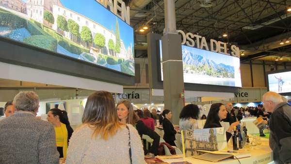 Expositor de Jaén en Fitur Expositor de Jaén en Fitur