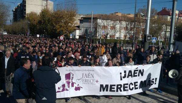 Manifestación de Jaén merece más Manifestación de Jaén merece más