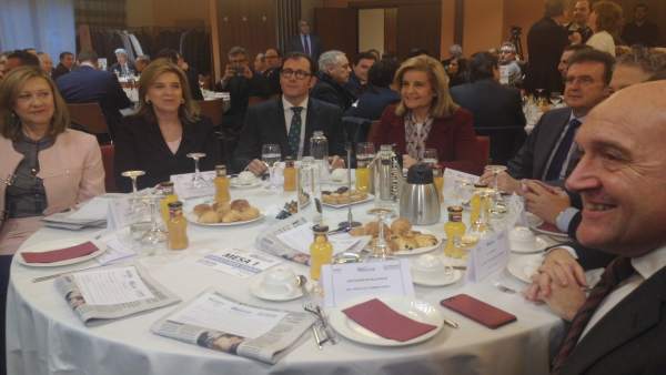 Valladolid. Desayuno Fátima Báñez Valladolid. Desayuno Fátima Báñez