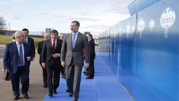Felipe VI, en Capsa (Siero) Felipe VI, en Capsa (Siero)
