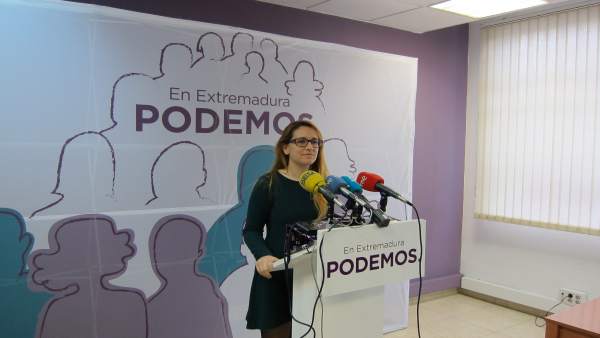 Portavoz De Podemos Extremadura, Marta Bastos Portavoz De Podemos Extremadura, Marta Bastos