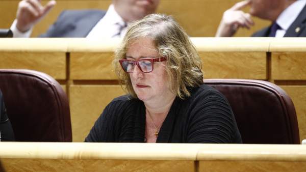 Celia Cánovas, senadora de En Comú Podem por Tarragona. Celia Cánovas, senadora de En Comú Podem por Tarragona.
