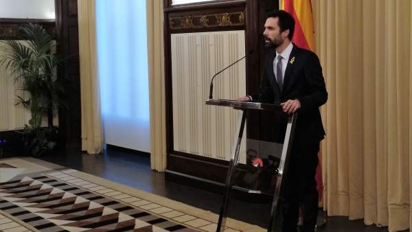 Roger Torrent, presidente del Parlament de Catalunya Roger Torrent, presidente del Parlament de Catalunya