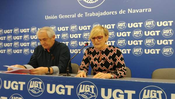 Jesús Santos y Marisol Vicente presentan el balance de negociación colectiva. Jesús Santos y Marisol Vicente presentan el balance de negociación colectiva.