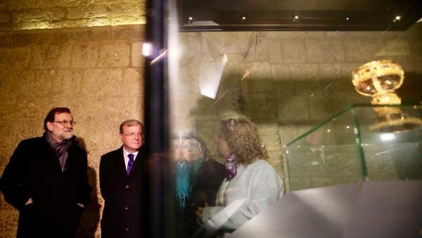 Rajoy visita San Isidoro de León Rajoy visita San Isidoro de León