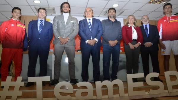 Sergi Bruguera y Feliciano López presentan el equipo de Copa Davis Sergi Bruguera y Feliciano López presentan el equipo de Copa Davis