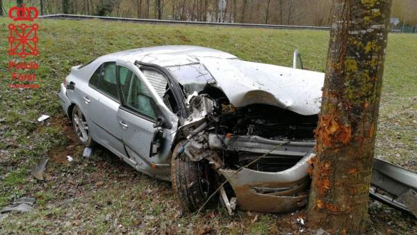 Imagen del accidente. Imagen del accidente.