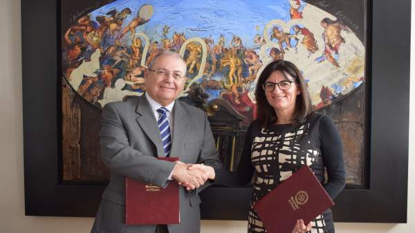 Acuerdo entre la UHU y la Fundación Atlantic Copper. Acuerdo entre la UHU y la Fundación Atlantic Copper.