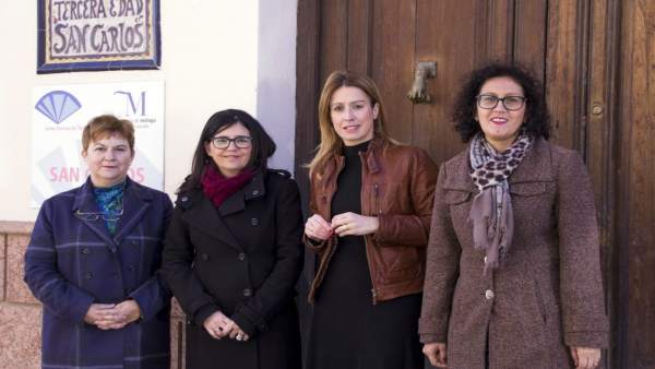 Visita PSOE a la residencia de San Carlos en Archidona Visita PSOE a la residencia de San Carlos en Archidona