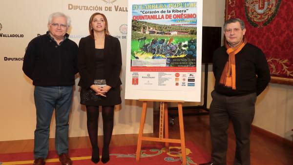 Presentación de la carrera en la Diputación. Presentación de la carrera en la Diputación.