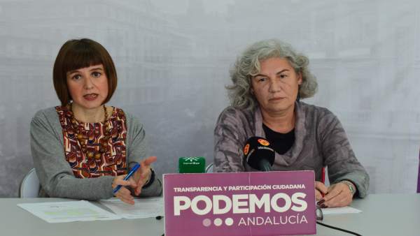 Lucía Ayala (Podemos) y Antonia Fernández (Tú Decides) Lucía Ayala (Podemos) y Antonia Fernández (Tú Decides)