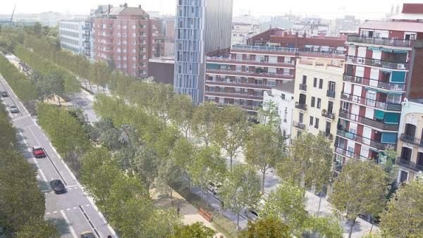 Simulación de cómo será la nueva Meridiana. Simulación de cómo será la nueva Meridiana.
