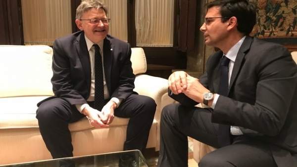 El alcalde de Granada, Francisco Cuenca, y Ximo Puig, en Valencia El alcalde de Granada, Francisco Cuenca, y Ximo Puig, en Valencia