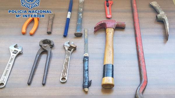Material incautado por la Policía Nacional Material incautado por la Policía Nacional