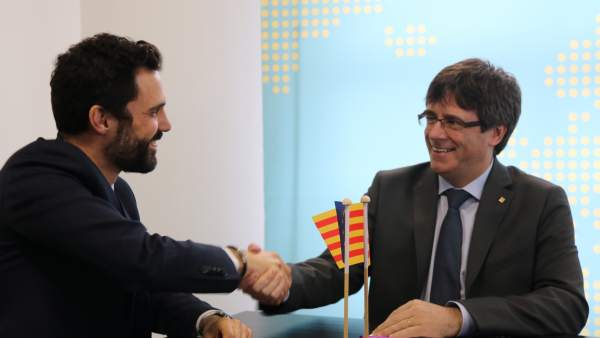 Torrent y Puigdemont. Torrent y Puigdemont.