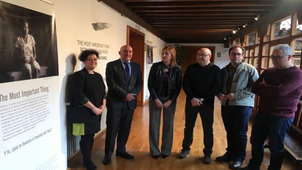 Valladolid-. Un momento de la inauguración de la muestra Valladolid-. Un momento de la inauguración de la muestra