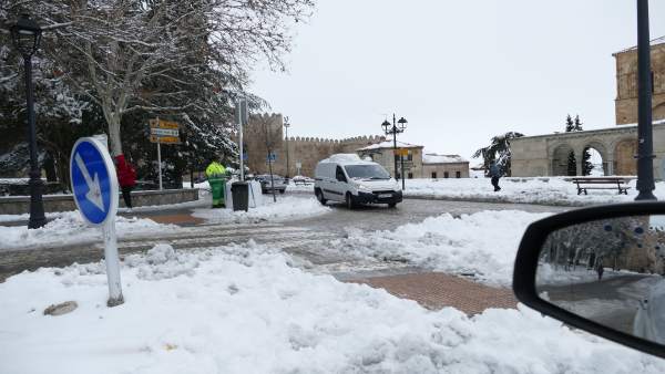 Nieve en Ávila Nieve en Ávila