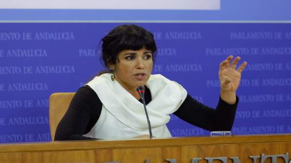La coordinadora general de Podemos Andalucía, Teresa Rodríguez La coordinadora general de Podemos Andalucía, Teresa Rodríguez