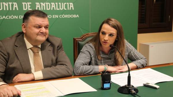 Zurera y Ruiz en la rueda de prensa Zurera y Ruiz en la rueda de prensa