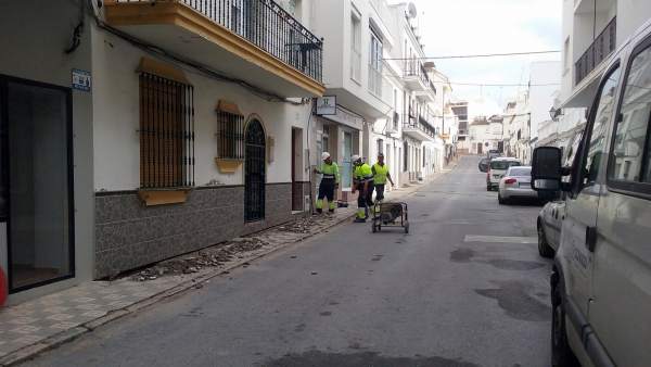 Calle Zaragoza en Estepona Calle Zaragoza en Estepona