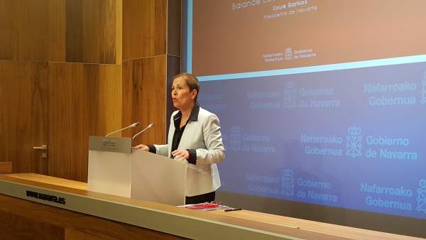 La presidenta del Gobierno de Navarra, Uxue Barkos La presidenta del Gobierno de Navarra, Uxue Barkos