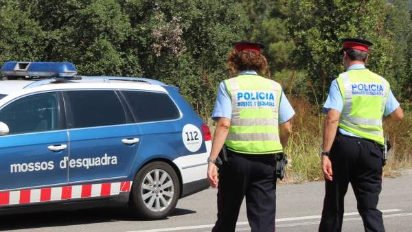 Coche patrulla de Mossos. Coche patrulla de Mossos.