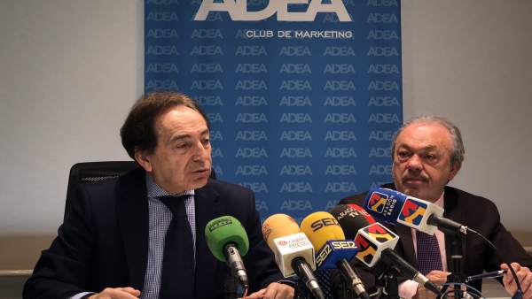 Salvador Arenere y José Guillén, este jueves en la sede de ADEA Salvador Arenere y José Guillén, este jueves en la sede de ADEA