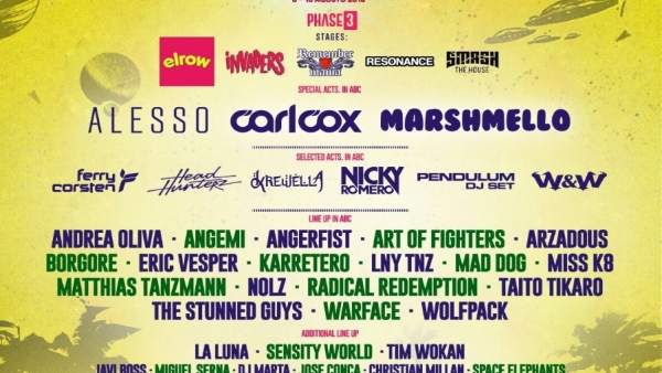 Alesso, Carl Cox, Headhunterz i Q-Dance se sumen al cartell del Medusa Sunbeach Festival Alesso, Carl Cox, Headhunterz i Q-Dance se sumen al cartell del Medusa Sunbeach Festival