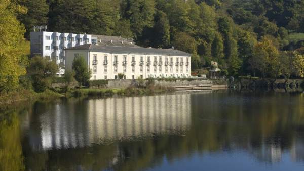 Un balneario de Lugo. Un balneario de Lugo.