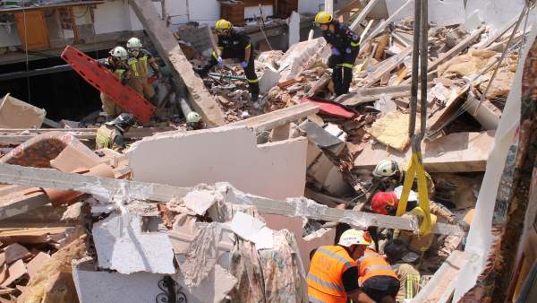 Los bomberos de DPZ intervinieron en 2017 en el derrumbe de una casa en Nuévalos Los bomberos de DPZ intervinieron en 2017 en el derrumbe de una casa en Nuévalos