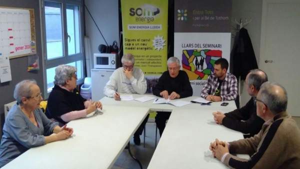 Entre Tots i per al Bé de Tothom, Obispado de Lleida y Som Energia Entre Tots i per al Bé de Tothom, Obispado de Lleida y Som Energia