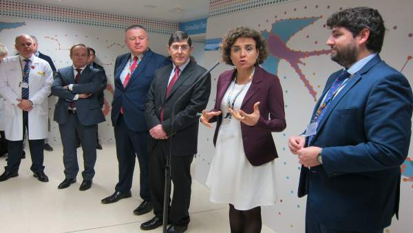 La ministra de Sanidad, Dolors Montserrat en Murcia La ministra de Sanidad, Dolors Montserrat en Murcia