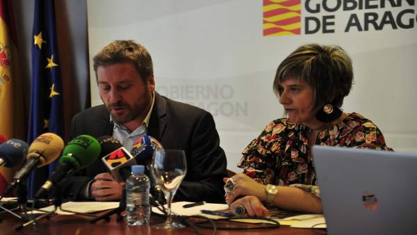 El consejero José Luis Soro y la directora general Mayte Andreu. El consejero José Luis Soro y la directora general Mayte Andreu.