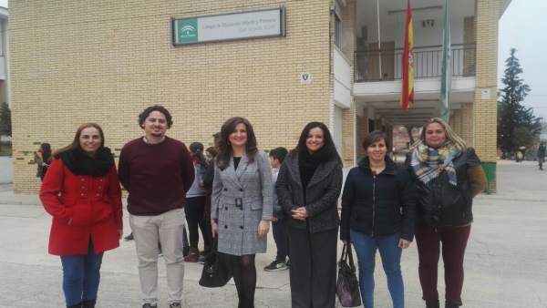 Visita al colegio San Vicente Mártir de Mogón. Visita al colegio San Vicente Mártir de Mogón.