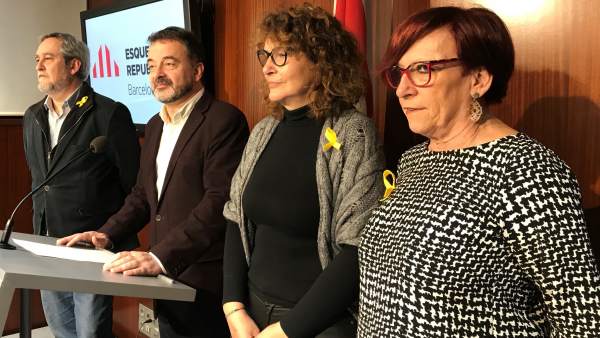 Jordi Coronas, Alfred Bosch, Montserrat Benedí y Trini Capdevila. Jordi Coronas, Alfred Bosch, Montserrat Benedí y Trini Capdevila.