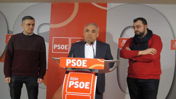 Rafael Simancas Con Adrián Barbón E Iván Ardura Rafael Simancas Con Adrián Barbón E Iván Ardura