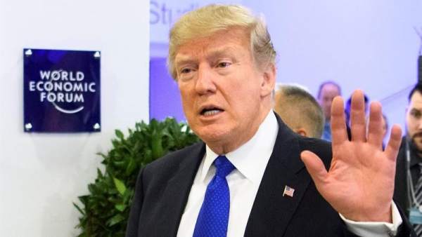Donald Trump, en el Foro de Davos Donald Trump, en el Foro de Davos