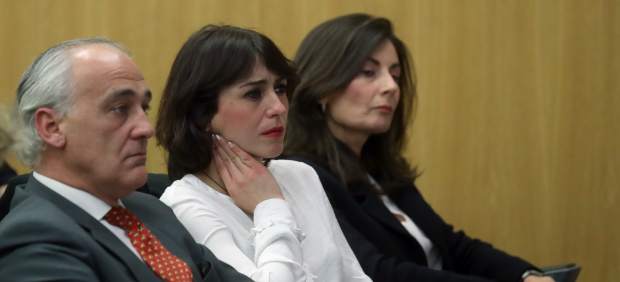 Juana Rivas, ayer en Madrid