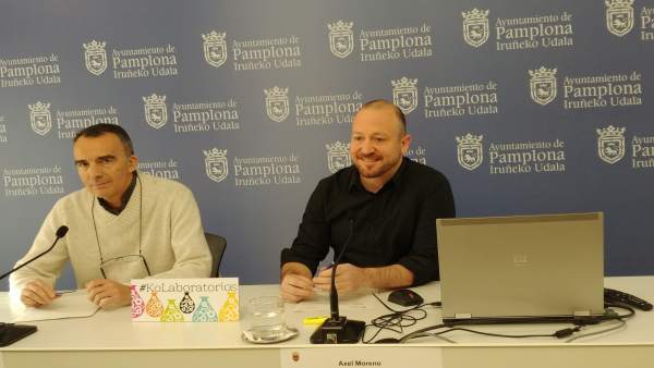 Manuel Millera y Axel Moreno presentan los 'KoLaboratorios'. Manuel Millera y Axel Moreno presentan los 'KoLaboratorios'.