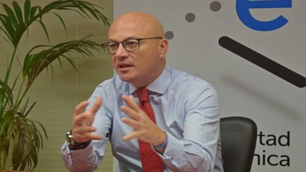 El consejero de Empleo, Universidades y Empresa, Juan Hernández El consejero de Empleo, Universidades y Empresa, Juan Hernández