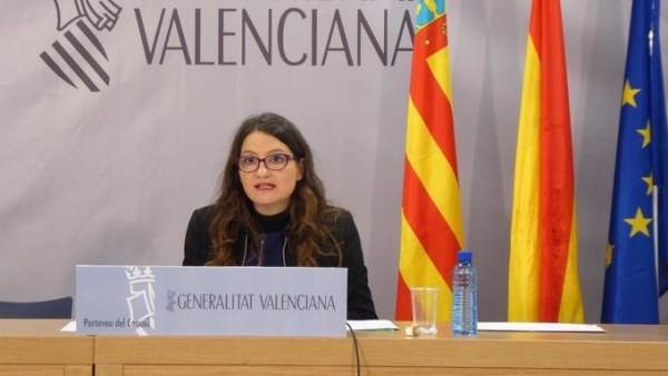 Mónica Oltra tras el pleno del Consell Mónica Oltra tras el pleno del Consell