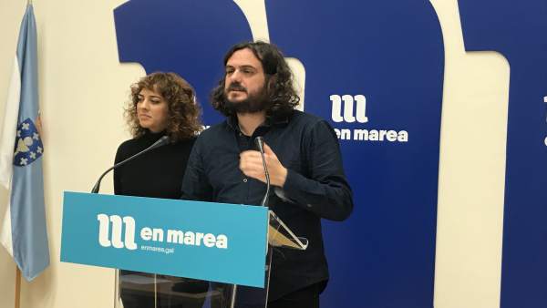 Antón Sánchez y Alexandra Fernández en rueda de prensa Antón Sánchez y Alexandra Fernández en rueda de prensa