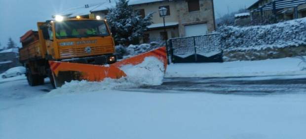 Nieve en la provincia de Ávila