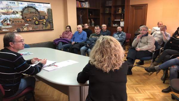Asamblea de delegados del sector cárnico de UGT en Lleida Asamblea de delegados del sector cárnico de UGT en Lleida